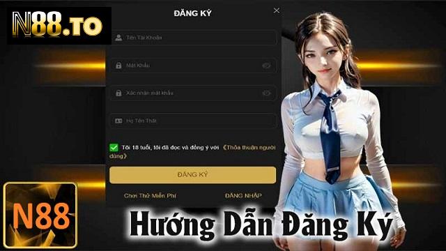 Cách đăng ký tài khoản N88